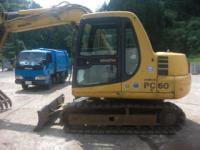 ユンボ【2009028】小松製　中古ユンボ　PC60-7E買取