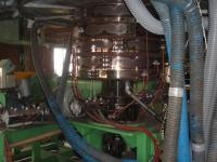 押出機【2105116】農業用LDPEフィルムインフレ3層(PE+再生PE+PE)中古押出機ライン