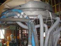 押出機【2105116】農業用LDPEフィルムインフレ3層(PE+再生PE+PE)中古押出機ライン