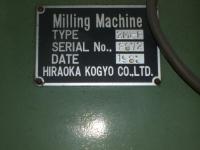 Máy phay đa năng【2007011】HIRAOKA KOGYO 2ML-P